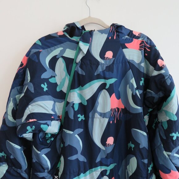 SELK BAG Recycled Deep Sea Sleeping Bag Suit Outdoor Gorpcore - Kid's Size L - Picture 5 of 16
